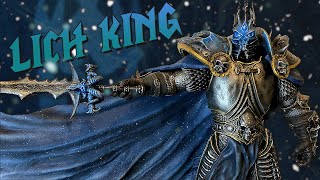 3D printing and Painting Lich King from World of Warcraft Airbrush Timelapse [upl. by Harpp]