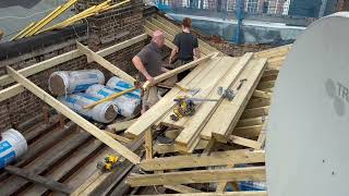 Rotten Rafters Roof Structure Replacement Kensington London rottenrafters roofstructure [upl. by Ettenna652]