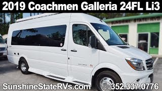 New 2019 Coachmen Galleria 24FL Li3 Class B RV [upl. by Adnarahs657]