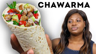 Comment Faire Un CHAWARMA 100 MAISON Shawarma LIBANAIS SYRIEN etc [upl. by Eekcaj]