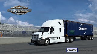 ATS 145  Freightliner Cascadia 2016  Denver to Cheyenne  98 [upl. by Dalia]