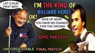 🏆CONFIDENT BILLIARD KING OF JAPAN THINKS HE CAN STOP THE MAGIC SHOT OF THE GREAT EFREN BATA REYES FM [upl. by Morly855]