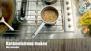 KARAMELSIROOP MAKEN met rietsuiker [upl. by Ateekram]