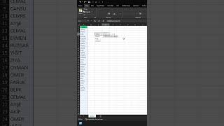 EĞERSAY FORMÜLÜ NASIL YAPILIR excel shorts [upl. by Hama]