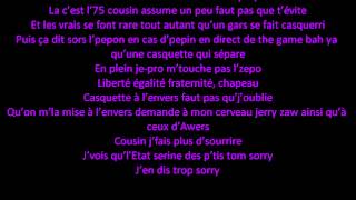 Sexion dassaut  casquette a lenvers paroles [upl. by Atteroc]