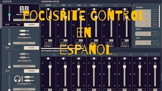 Focusrite Control en español [upl. by Sabsay]