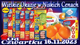 Lidl Nowa Gazetka Promocyjna od Czwartku 16112023 Najlepsze Okazje W Niskich Cenach [upl. by Nalyorf]