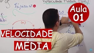 Velocidade Média  Conceitos Iniciais Aula 01 [upl. by Sabu205]