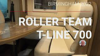 ROLLER TEAM T LINE 700 Caravan Camping amp Motorhome Show 2022 NEC Birmingham 4K [upl. by Rudd]