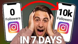 110K Followers on Instagram in 7 Days Step By Step Guide [upl. by Bing]