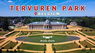 Tervuren Park  The most beautiful park near Brussels  Drone shots [upl. by Elkin]