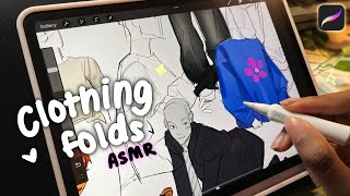 Clothing folds ✿ study with me👔  ASMR [upl. by Oirevas911]