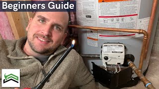 Easiest Way To Light A Gas Water Heater Pilot Light [upl. by Oigroeg]