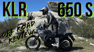 Kawasaki KLR 650 S  Off Road Review [upl. by Kippie]