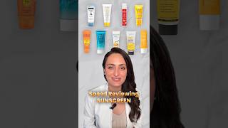 Sunscreen speed review part 2  dermatologist suggests [upl. by Nynnahs344]