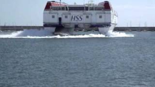 Stena HSS Explorer Dun Laoghaire 120910 [upl. by Koblas187]