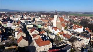 Dzierżoniów z lotu ptaka Phantom 4 [upl. by Ranit687]