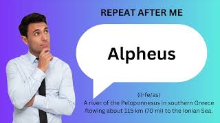 How to SAY and USE ALPHEUS [upl. by Suirtimid336]