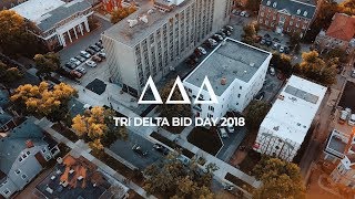 UW  Madison Tri Delta Bid Day 2018 [upl. by Retsehc]