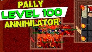 Tibia Annihilator Royal Paladin Level 100  Belobra Low Levels [upl. by Susana]