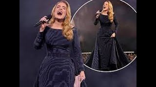 Adele PAUSES Munich concert to have part of her dress removed [upl. by Karlyn]