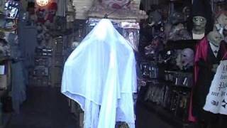 Animated Flying Ghost on Cable Floating Cemetery Graveyard Haunted House Halloween Prop Decoration [upl. by Aida]