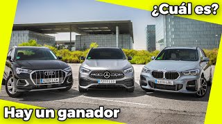 Mercedes GLA vs BMW X1 vs Audi Q3  ¿Cuál es mejor  Comparativa SUV [upl. by Mcbride]