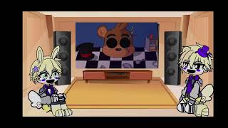 ☆Freddbear and Springbonnie react to Salvaged gacha 13☆ [upl. by Eizdnil]