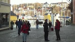 Hochwasser 060112 2 Flensburg [upl. by Matthew]