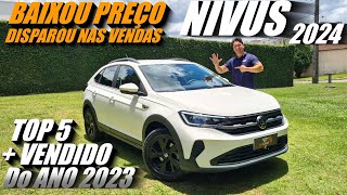 Avaliação Volkswagen NIVUS 2024  O 5º SUV mais vendido do Brasil Superou HRV RENEGADE e PULSE [upl. by Lenor18]