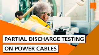 Partial discharge testing on power cables [upl. by Enelime]