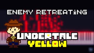 Enemy Retreating Tutorial Piano  Undertale Yellow OST [upl. by Waters]