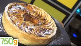 Recette de Tarte aux pommes façon GrandMère  750g [upl. by Spurgeon13]