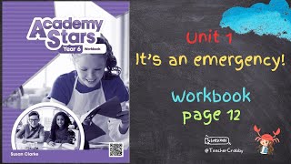 ACADEMY STARS YEAR 6 WORKBOOK UNIT 1  PAGE 12 [upl. by Ynad]