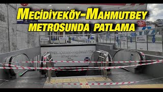 MecidiyeköyMahmutbey metrosunda patlama [upl. by Huebner]