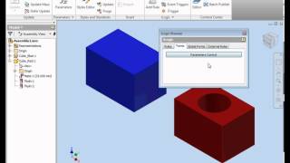 Inventor iLogic Video Tutorial 48  How to create a user form [upl. by Amos]