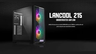 Lian Li Lancool215 mesh ARGB airflow ATX Gaming Case [upl. by Karlen]