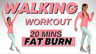 20 Minute Walking Exercise for Weight Loss  Walk the Weight Off at Home [upl. by Rebekkah]