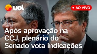 🔴 Senado ao vivo plenário vota indicação de Dino ao STF e de Gonet à PGR após aprovação em Sabatina [upl. by Eidas]