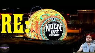 RE UFC 306 PRESS CONFERENCE  UFC Noche  The Sphere [upl. by Grantland114]