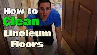 How To Clean Linoleum Floors  Remove Buildup  Clean With Confidence [upl. by Baniez853]