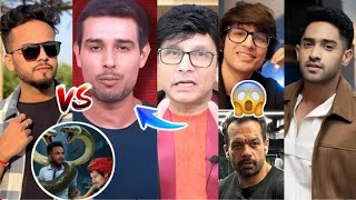 Elvish Yadav Vs Dhruv Rathee amp KRK CONTROVERSY 😤 Deepak Kalal REACT Thugest CarryMinati [upl. by Cacilia398]