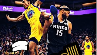 Patrick mccaw suffers scary injury vs Kings Vince Carter prays [upl. by Thom936]