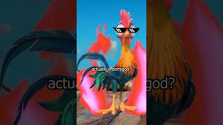 Heihei from Moana is actually a DEMIGOD shorts disney [upl. by Kevina]