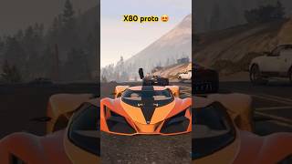 GTA 5 sports car x80 Proto 😍  GTA V MODS  menyoo gta5 ytshorts calmdown [upl. by Ecnesse]