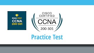 CCNA 200301 Real Exam Practice Test 01 100 QA  ccna ccna200301 cisco 200301 certification [upl. by Bremser]