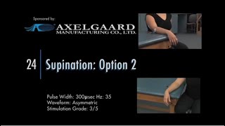 Electrode Placement for Supination Option 2 [upl. by Novek]