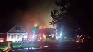 House Fire  Creekhaven Drive Selbyville Delaware  Part 1 [upl. by Hewe395]