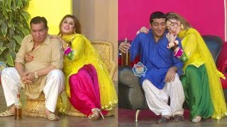 Zafri Khan and Nasir Chinyoti with Khushboo Stage Drama Guddi Udaie Jaa Comedy Clip 2019 [upl. by Eaj]