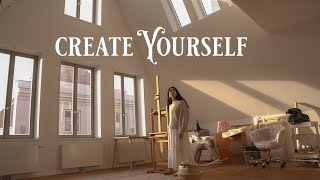 How to Change your Life ✨ Cozy Art Studio move in  Decorating 🔑 Living alone Art Vlog [upl. by Ysus]